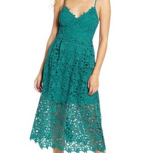 ASTR the Label Lace Midi Dress
